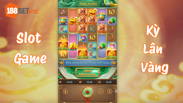 Biểu tượng Scatter và tính năng Free Spins Biểu tượng và tính năng hấp dẫn giúp người chơi săn hũ Kỳ Lân Vàng.
