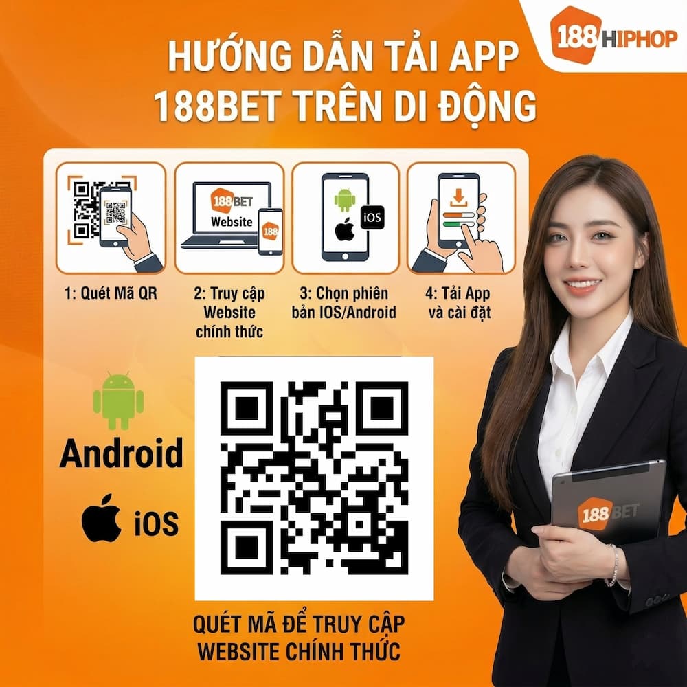 FAQ – Tổng Hợp Câu Hỏi Thường Gặp Tại 188BET Và Hướng Dẫn Xử Lý Chi Tiết 2026 1 Cài đặt App 188bet để trải nghiệm cá cược mượt mà và không lo bị chặn.