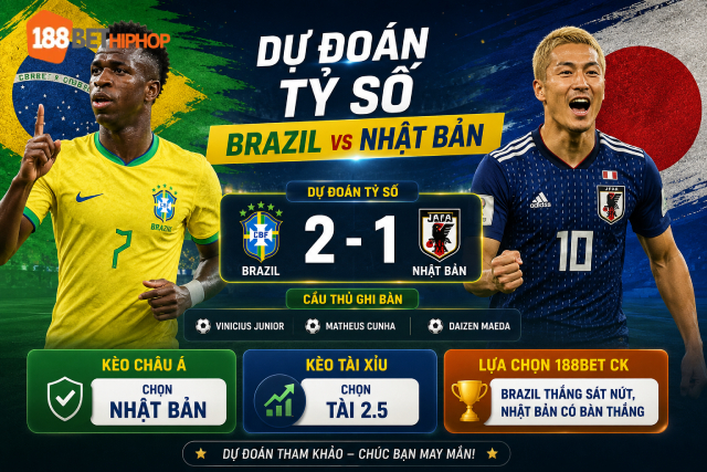 Nhận Định Brazil Vs Nhật Bản (0h, 30/6): Selecao Đối Mặt Thử Thách Lớn 2 Phùng Trâm Anh 188BET CK chốt nhận định Brazil vs Nhật Bản